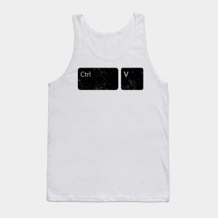 Copy Ctrl-C Ctrl-V Funny Copy Paste Matching For Coworkers Tank Top